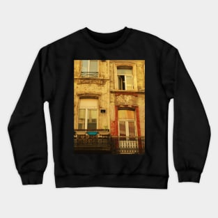 Aview of Brussels, Belgium Crewneck Sweatshirt